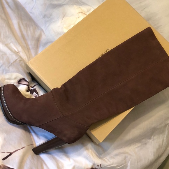 Cole Haan - Brown Nola Slouch High Boot - Picture 4 of 8